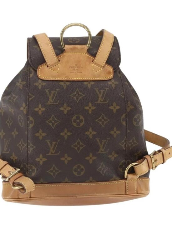 LOUIS VUITTON Monogram Montsouris MM Backpack M51136 LV Auth ka1825